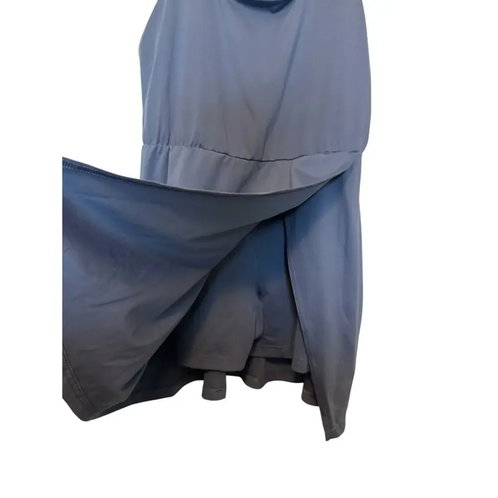 All in Motion Athletic Romper Dress Built-In Shorts Blue Size Medium - Picture 3 of 8